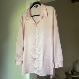 Misguided Satin Shirt